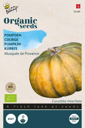 [Buzzy-92489] Edible squash Musquée de Provence - ORG