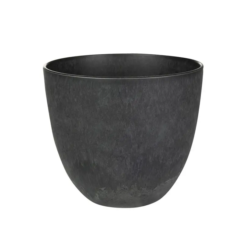 Artstone Pot bola black D23 H20