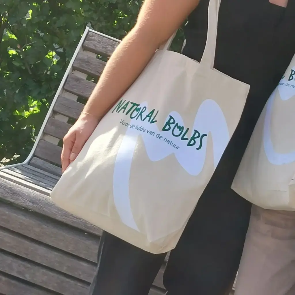 Draagtasje ecokatoen Natural Bulbs