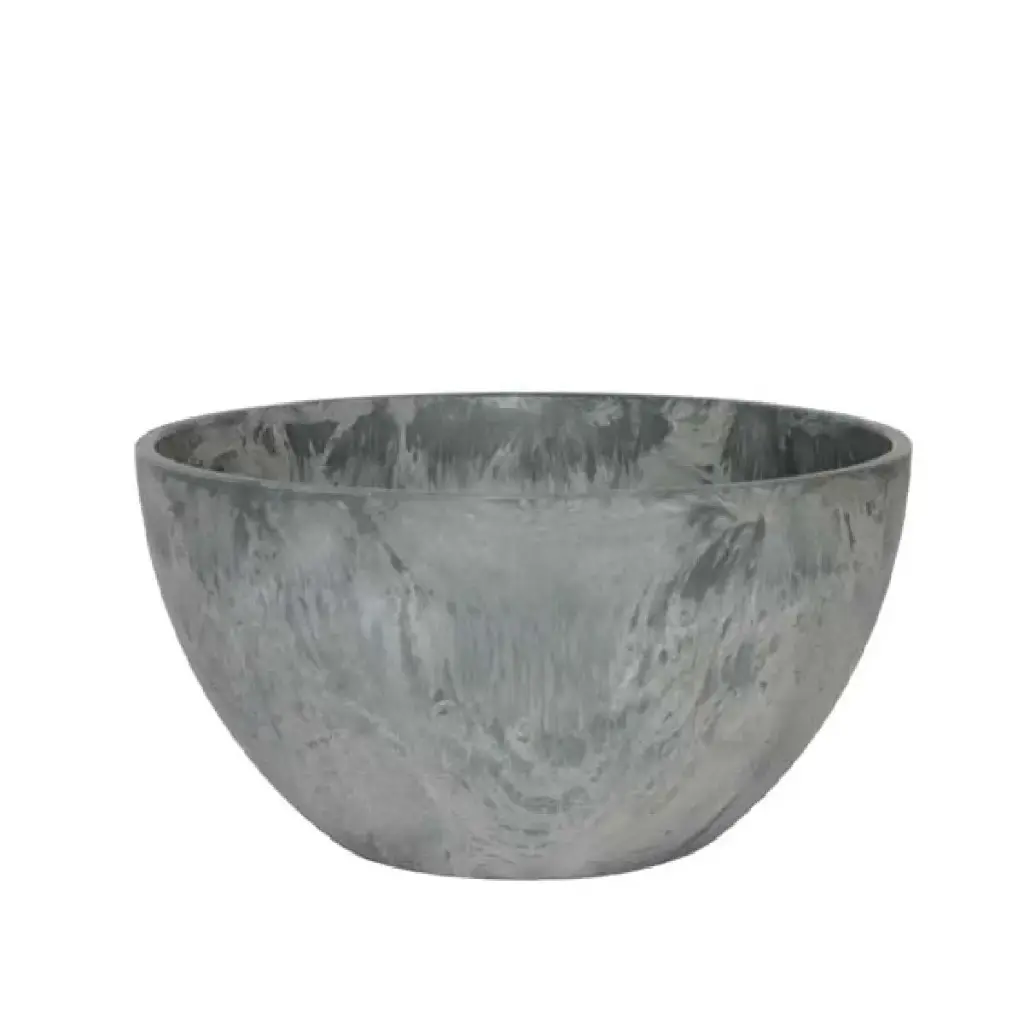 Artstone Bowl Fiona grey D25 H12 