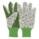 Gardening gloves with a bee print M
