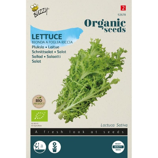 [Buzzy-92678] Lettuce Bionda a foglia riccia - ORG