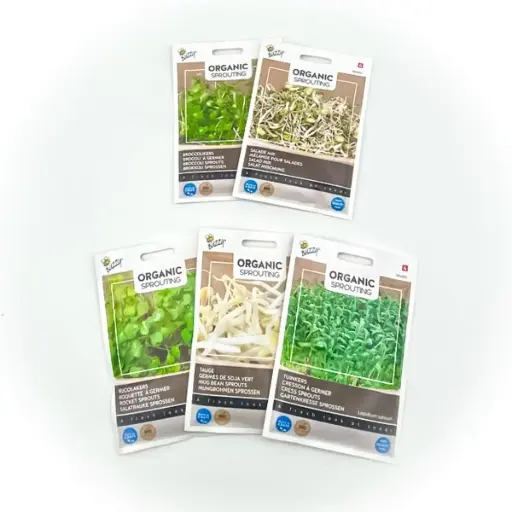 [Buzzy-M005] Sprouting Vegetable Seed Pack - ORG